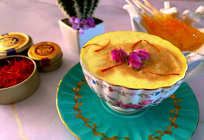 Saffron Cappuccino: Gentle Energy & Wellness for Your Morning