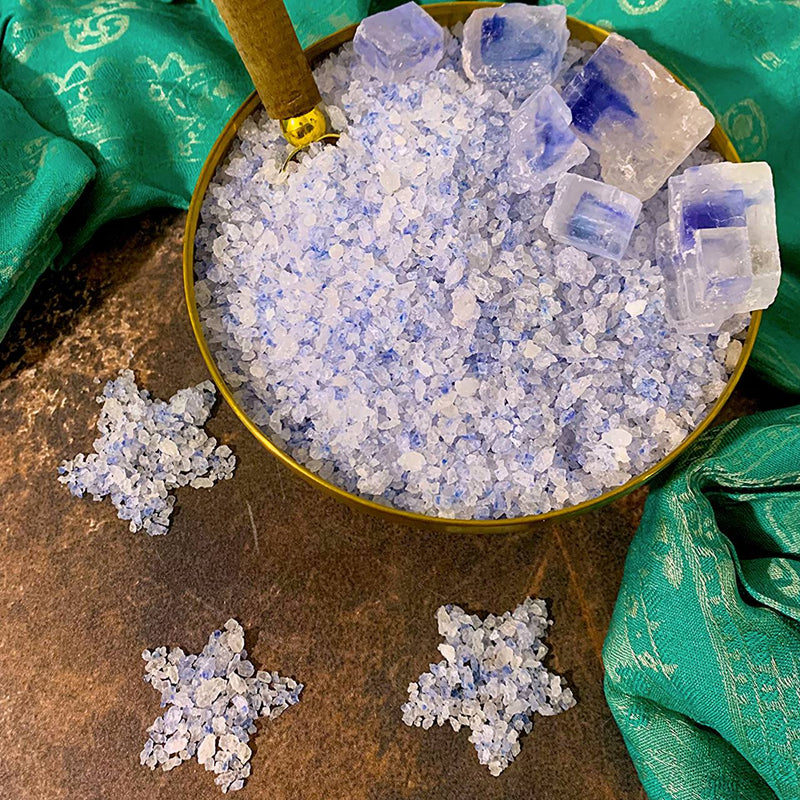 100gr Ancient Blue Salt – Rare Mineral Treasure | High Potassium, Low Sodium