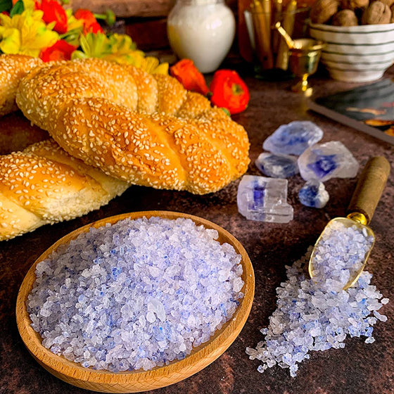 250gr Ancient Blue Salt – Rare Mineral Treasure | High Potassium, Low Sodium